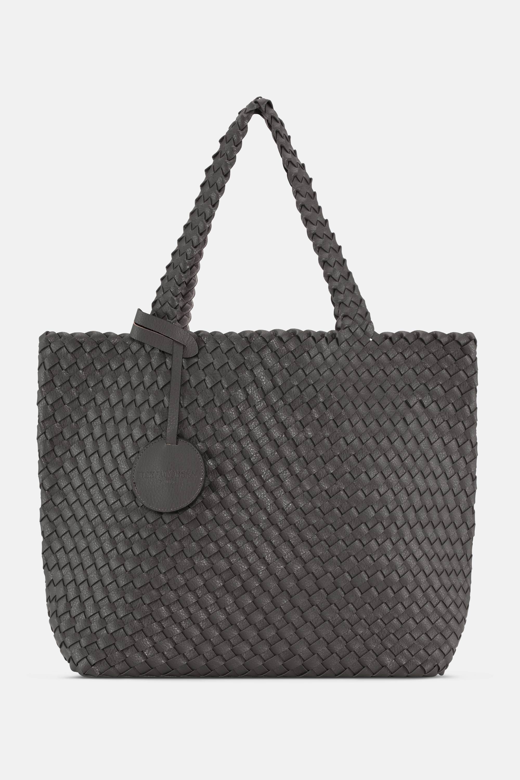 Tote Bag Flätad - Dark Shadow Gun Metal